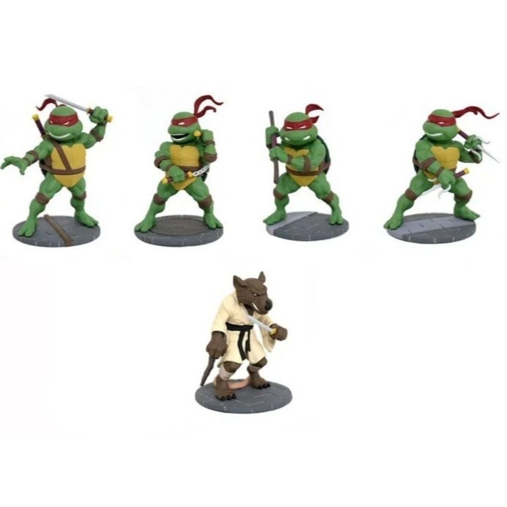 Set of 5 Diamond Select D-Formz Teenage Mutant Ninja Turtles Figures All NEW!